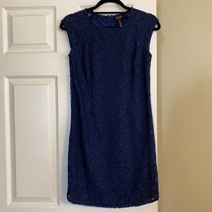 Laundry dark blue lace dress 0